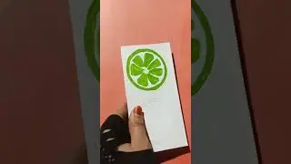 easy lemon art painting ideas # shorts