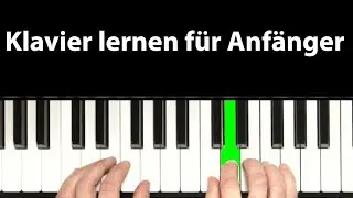 Eine Anfänger Klavierlektion für Senioren