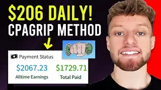 CPAGrip Tutorial 2023 ($206+ DAILY) CPA Marketing For Beginners