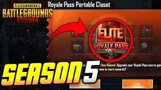PUBG Mobile Season 5 Elite Royale Pass is Here! Season 5 Release Date Confirm 0.10.5 Update