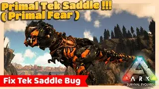 How to Craft Primal Tek Saddle ( Primal Fear Mod ) in ARK Survival Evolved