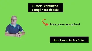 Comment remplir ses tickets pour jouer au quint&eacute; en champ r&eacute;duit