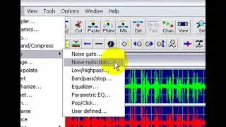 Как убрать шум из аудио в GoldWave-4.24​