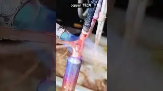 LCL stainer brazing 😃💡 #coppertech #automobile #connection #accircuits #soldering #reels #youtube