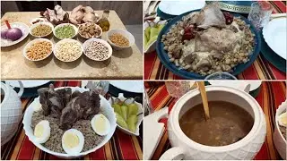 كسكسي 7 بقوليات بمناسبة  يناير 2974  العام الجديد الأمازيغي  Couscous aux 7 légumineuses