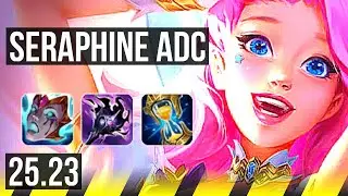 SERAPHINE & Senna vs YUNARA & Vel'Koz (ADC) | Legendary | EUW Diamond | 25.23