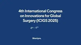 Lariox laparoscopy training in the Global Surgery Conference in Malawi.