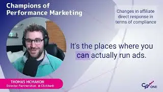 Thomas McMahon from ClickBank - about compliance in affiliate marketing