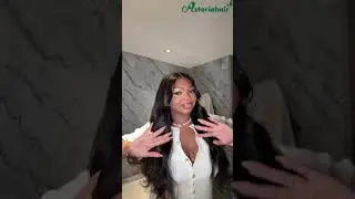 Styling this 300% density straight hair wih me!🔥 #asteriahair #wigs #hairstyle