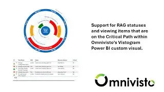 RAGs and Critical Path support within Omnivisto's Vistogram Power BI custom visual