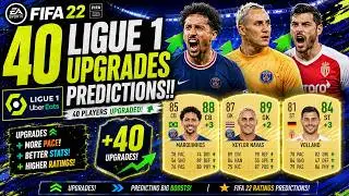 FIFA 22 | 40 LIGUE 1 UPGRADES PREDICTIONS!! FT. MARQUINHOS, NAVAS, VOLLAND ETC... (FIFA 22 UPGRADES)