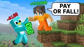 Разыгрываю своих друзей, чтобы разбогатеть в Minecraft.