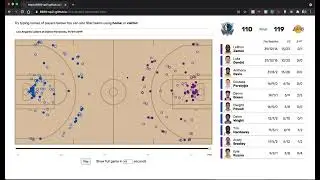 NBA Game Visualization Tool