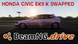 Honda Civic Ek9 BeamNG | K Series | Shuto Traffic