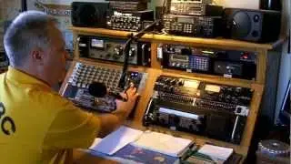 Working K6H Special Event Ham Radio Station On The Set Of 