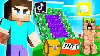 I TRYING TIKTOK HACK IN MINECRAFT 🥶🥶 | DesiDrix 
