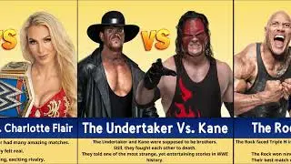  Greatest Rivalries in WWE History 2025