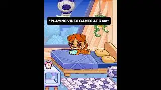 Playing video games At 3AM in Avatar World 🤯🤪. #avatarworld #smillingcritters #dogday #catnap