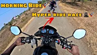 Morning Ride🥷🏻And H￼yper Village Ride🚀 With Honda Shine 125cc Bs6 ||