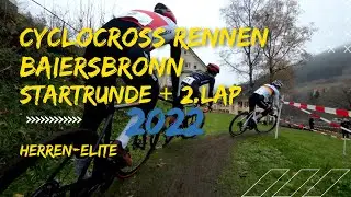 Cyclocross Bundesliga Rennen Königshammer Cross Baiersbronn 2022 Startrunde Herren-Elite + 2.Runde
