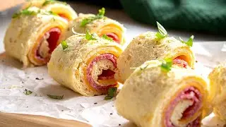 Keto Cloud Bread Roll Ups [Super Easy Low-Carb Lunch]
