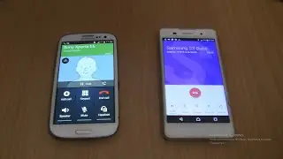 Over the Horizon Incoming &Outgoing call at the Same Time Sony Xperia E5+Samsung S3 Duos