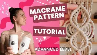 DIY Macrame Pattern | Advanced level | Double Half Hitch Knot