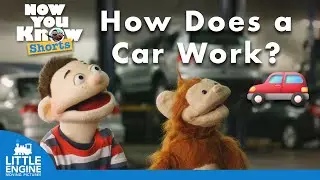How Does a Car Work?🚗 | Now You Know | Learning for Kids 🧑🏻🐵