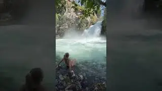 #COLDPLUNGE in #NORWAY 😍 #glacier #waterfall #geiranger #polarplunge #travelvlog #cruiselife