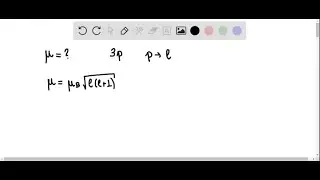 Find the magnitude of the orbital magnetic dipole moment of the electron in in the 3 p state. (Expr&hellip;