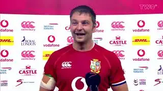 Iain Henderson on a crazy day to be Lions captain!