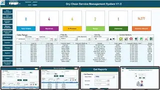 Dry Clean Service Management System V1.0