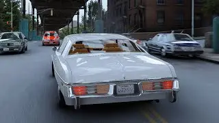 GTA 5 Photorealism Enhanced With Real Life Traffic And Car Engine Sound Showcase On RTX4090 4K60FPS