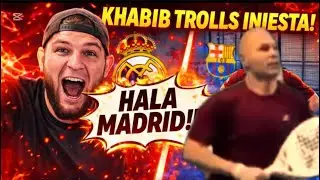 Khabib TROLLS Barcelona Legend Iniesta With SAVAGE 