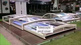 Telescopic pool cover powered by the Easygate System