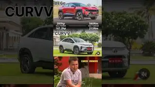 Mahindra BE 6e vs Tata CURVV ev #mahindrabe6e #tatacurvvev #mahindra #tata #electric #trending #car
