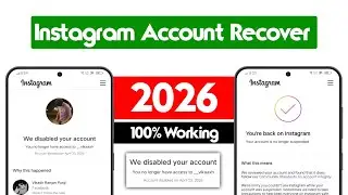how to fix disabled instagram account ( 100% Working ) disabled instagram account recovery 2026