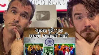 Top 10 RARE facts about India You never heard Before REACTION!!