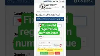 Up pet result 2025 Out | Fix invalid registration number issue | Check now.  #uppet #pet2025