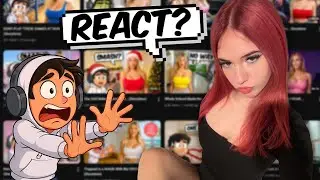 E-Girl Streamer Reacts To My FREAKIEST Videos...(GONE WRONG)