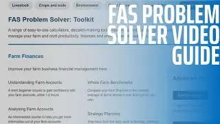 FAS Problem Solver Video Guide