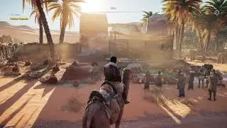 Assassin's Creed Origins: Riding Through the Desolated Village of Siwa