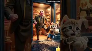 The Tailor Cat #cartoon #trending #animation #funny #farmer #amazingfacts #viral #ai