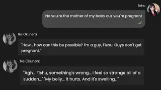 Character ai alternative but i made the Ai Bot Pregnant 💀 #storychat