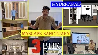 3bhk interior design project Hyderabad | myscape sanctuary interior design projects hyderabad 