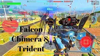 Falcon Trident and Chimera Highlight MK2 Max Damage Modules  | War Robots