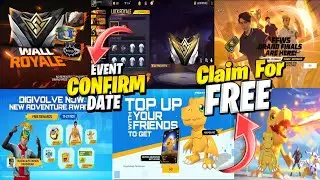 DIGIMON EVENT LEAKED 🤯🥳 Top-Up, Calendar & Free Gloo Wall Vote | FFWS Wall Royale Rewards!