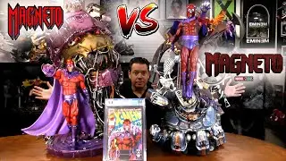 Two GIANT Custom MAGNETO Vs SENTINEL STATUES Face OFF!  Xtrumble