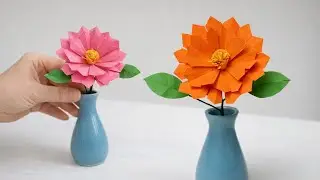 Full Bloom Paper Flower (Easy DIY Tutorial)