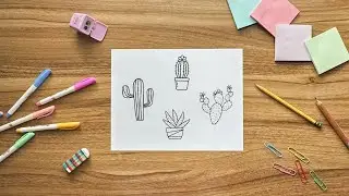 Como dibujar CACTUS!